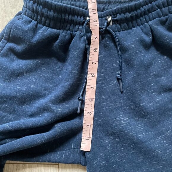 Adidas Sweatpants Men's Size Small Navy Blue Space Dye Training Outdoor Comfy - Picture 9 of 10